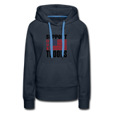 SUPPORT OUR TROOPS Women’s Premium Hoodie - navy