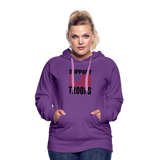 SUPPORT OUR TROOPS Women’s Premium Hoodie - purple