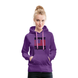 SUPPORT OUR TROOPS Women’s Premium Hoodie - purple