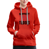SUPPORT OUR TROOPS Women’s Premium Hoodie - red