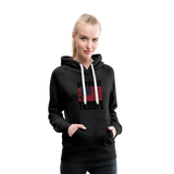 SUPPORT OUR TROOPS Women’s Premium Hoodie - charcoal grey