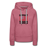 SUPPORT OUR TROOPS Women’s Premium Hoodie - mauve