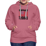 SUPPORT OUR TROOPS Women’s Premium Hoodie - mauve