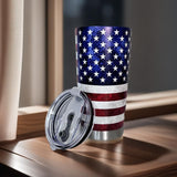 American Flag Tumbler 20oz, Stainless Steel, Insulated