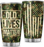 Old Lives Matter Patriotic 20oz Tumbler, Stainless, Insulated