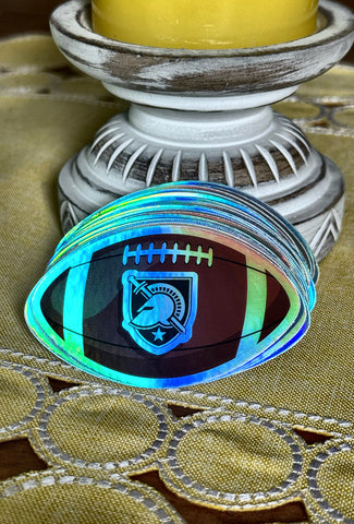 ARMY FOOTBALL SHIELD Holographic Sticker