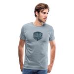 THE ULTIMATE HUNT Men's Premium T-Shirt - heather ice blue