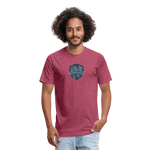 THE ULTIMATE HUNT Fitted Cotton/Poly T-Shirt - heather burgundy