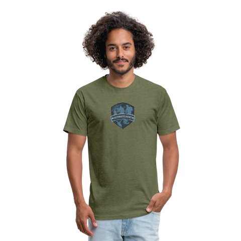 THE ULTIMATE HUNT Fitted Cotton/Poly T-Shirt - heather military green