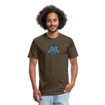 THE ULTIMATE HUNT Fitted Cotton/Poly T-Shirt - heather espresso