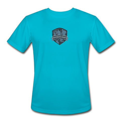 THE ULTIMATE HUNT Men’s Moisture Wicking Performance T-Shirt - turquoise
