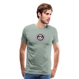 Men's Premium Widowmaker T-Shirt - steel green