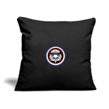 WIDOWMAKER Throw Pillow Cover - black