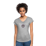 Women's WIDOWMAKER Tri-Blend V-Neck T-Shirt - heather gray