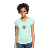 Women's WIDOWMAKER Tri-Blend V-Neck T-Shirt - mint