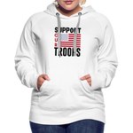SUPPORT OUR TROOPS Women’s Premium Hoodie - white