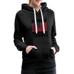 SUPPORT OUR TROOPS Women’s Premium Hoodie - charcoal grey