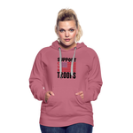 SUPPORT OUR TROOPS Women’s Premium Hoodie - mauve