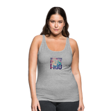 LIFE IS BETTER ON THE FRIO Women’s Premium Tank Top - heather gray