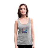 LIFE IS BETTER ON THE FRIO Women’s Premium Tank Top - heather gray