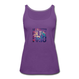 LIFE IS BETTER ON THE FRIO Women’s Premium Tank Top - purple