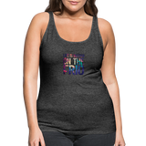 LIFE IS BETTER ON THE FRIO Women’s Premium Tank Top - charcoal grey